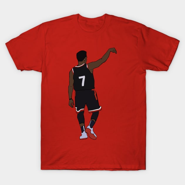 Kyle Lowry 'Splash' - Toronto Raptors T-Shirt by xavierjfong